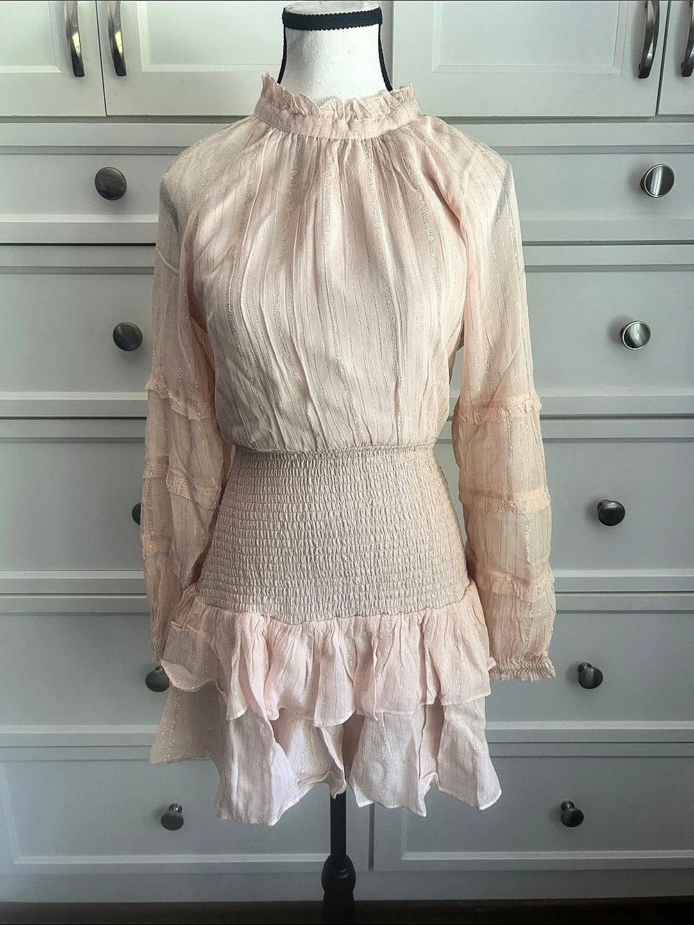 Allison New York Striped Pixi Mini Dress  NWT